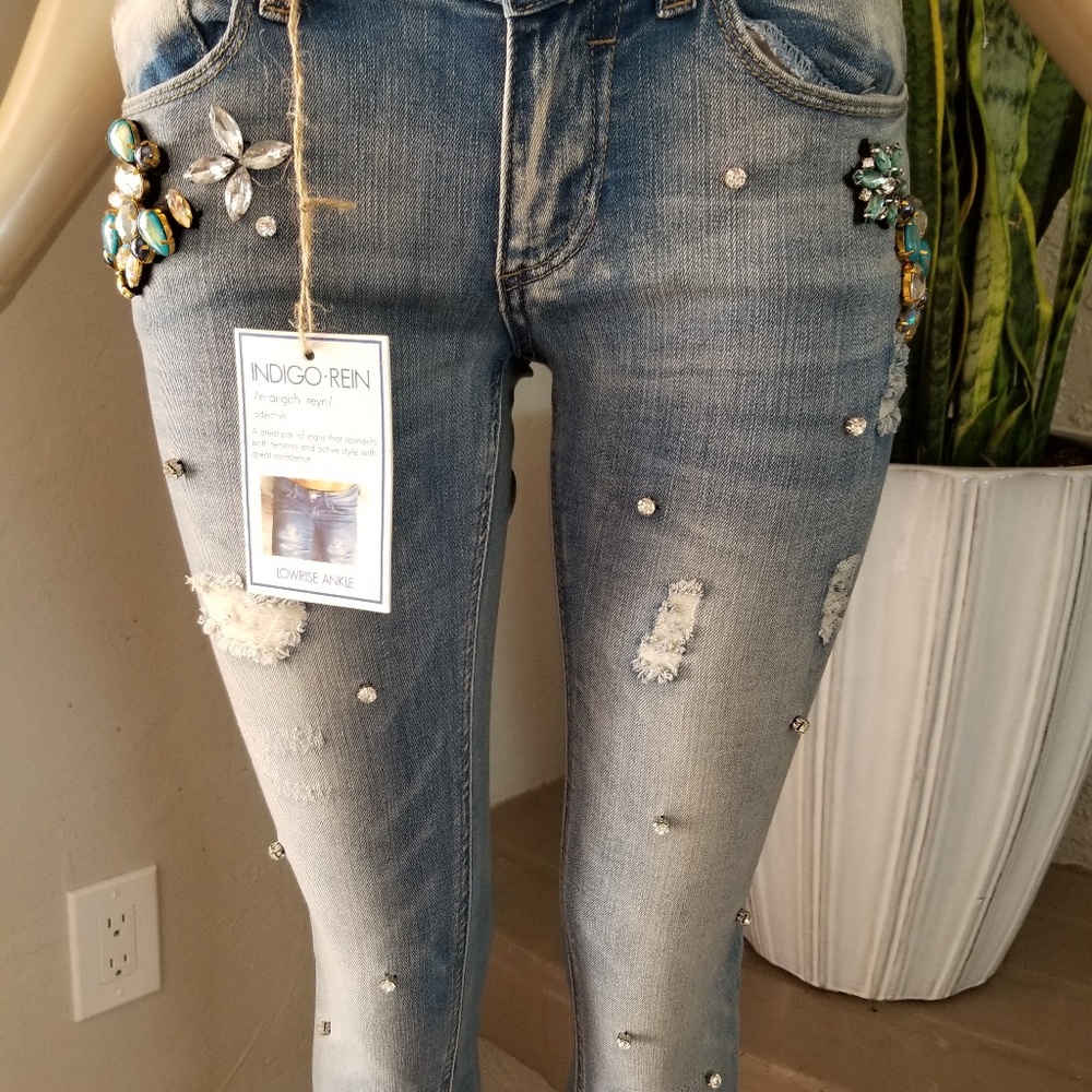Jeweled jeans